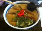 After attending the service at NRAC, Nathan and I went to Yuu Japan Tapas for Ramen.  Nathan had the