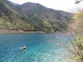 Mirror Lake - Jiuzhaigou<br/><br/>When the water was calm, this lake might serve as a mirror which w