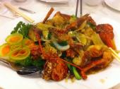 We had dinner at South Ocean Seafood Restaurant and we ordered lobster with noodle, lamb pot and Chi