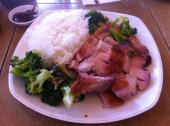 Sinh Sinh serves the best "Crispy Roasted Pork" in Houston.  Unfortunately its other dishes are just