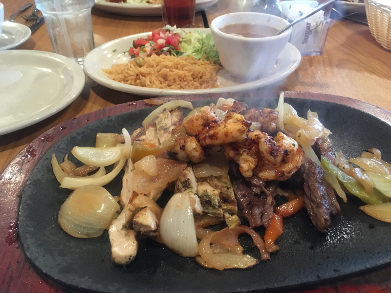 I enjoyed its Surf & Turf fajitas which was very good.